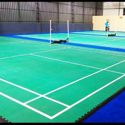 Rubber Flooring for Badminton Court